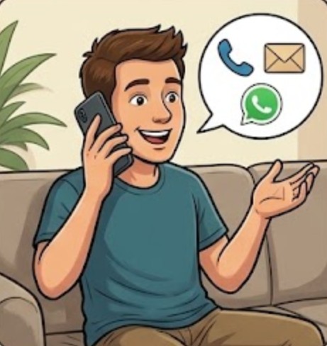 Getting in touch by phone
