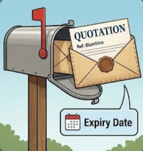 Quotation in the post