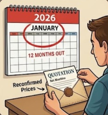 Twelve months out